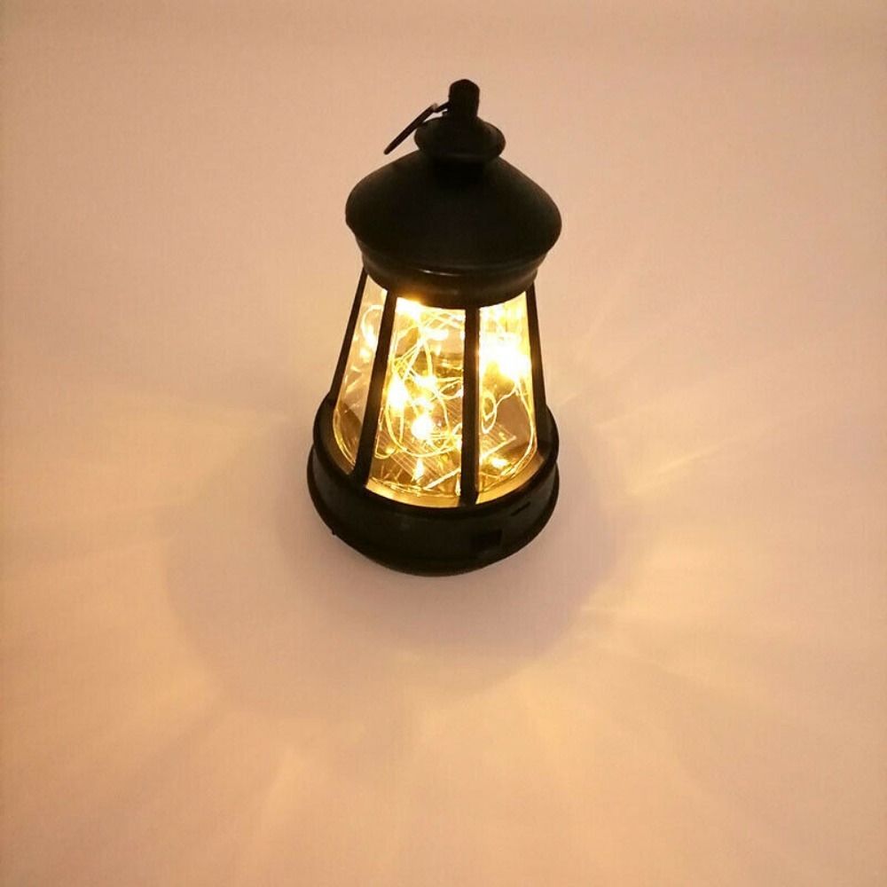Patio Garden Decor Solar Lantern Hanging LED Light Outdoor Yard Waterproof Garden Lighthouse lantern
