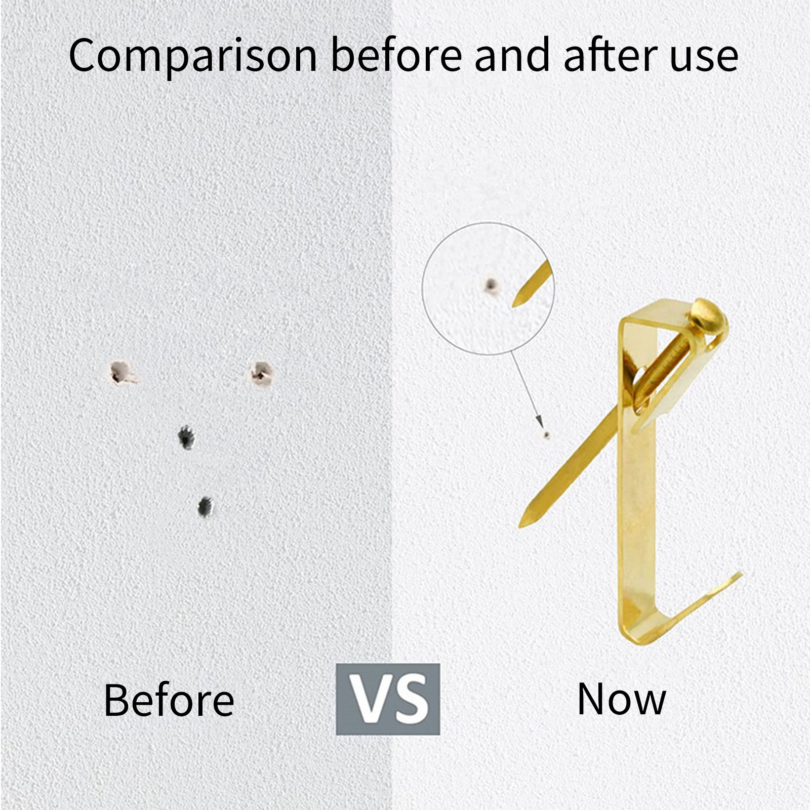 Picture Hangers Picture Hanging Hardware Kit Support up to 30lbs 50lbs 50 Pcs Photo Frame Hooks with Nails