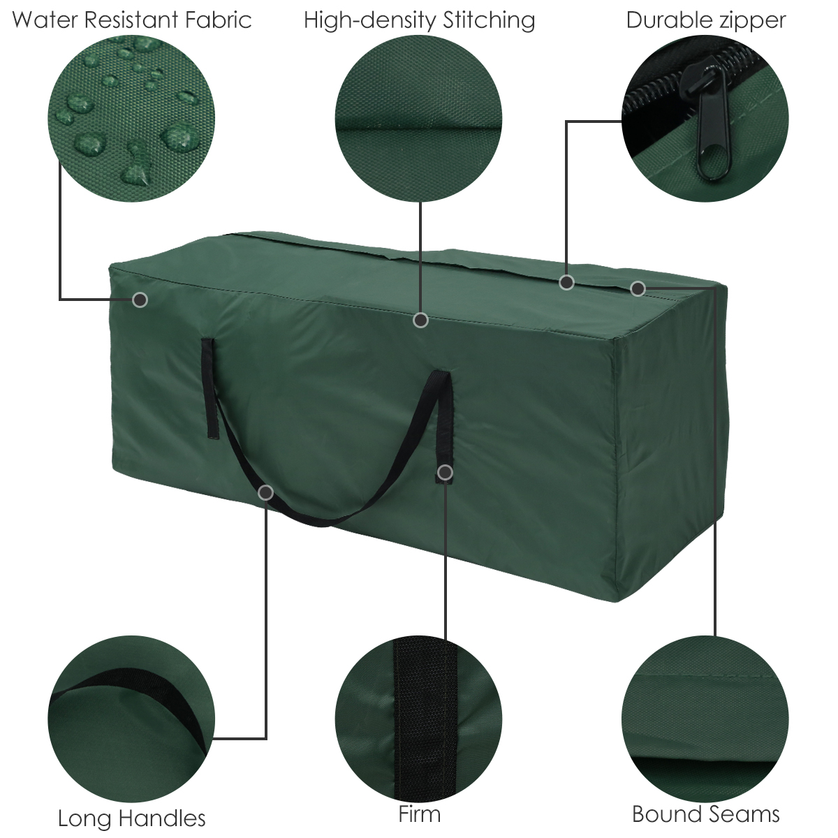 Kussen Opbergtas Grote Capaciteit Meubels Beschermhoes Buiten Tuin Waterdicht Stofdicht Kerstboom Organizer Nieuw