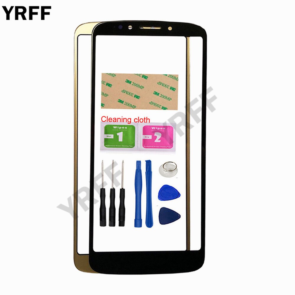 5.0'' E5 Mobile Touch Screen Outer Glass For Motorola Moto E5 XT1944 Front Glass Panel Replacement