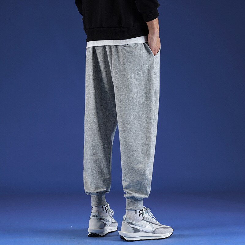 Neue Frühjahr und Sommer Einfarbig Sport Hosen männer lässig verlieren Sport Hosen Reine Baumwolle Laufhose Jogginghose Männer