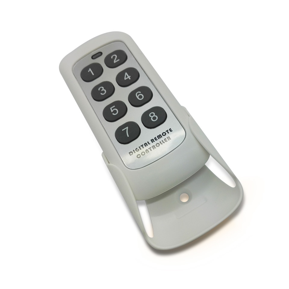 433,92 MHz RF Modul Schalter Controller Wireless Fernbedienung Sender 8 Kanäle Schlüssel Lernen Code Schalter Für Garage Tür