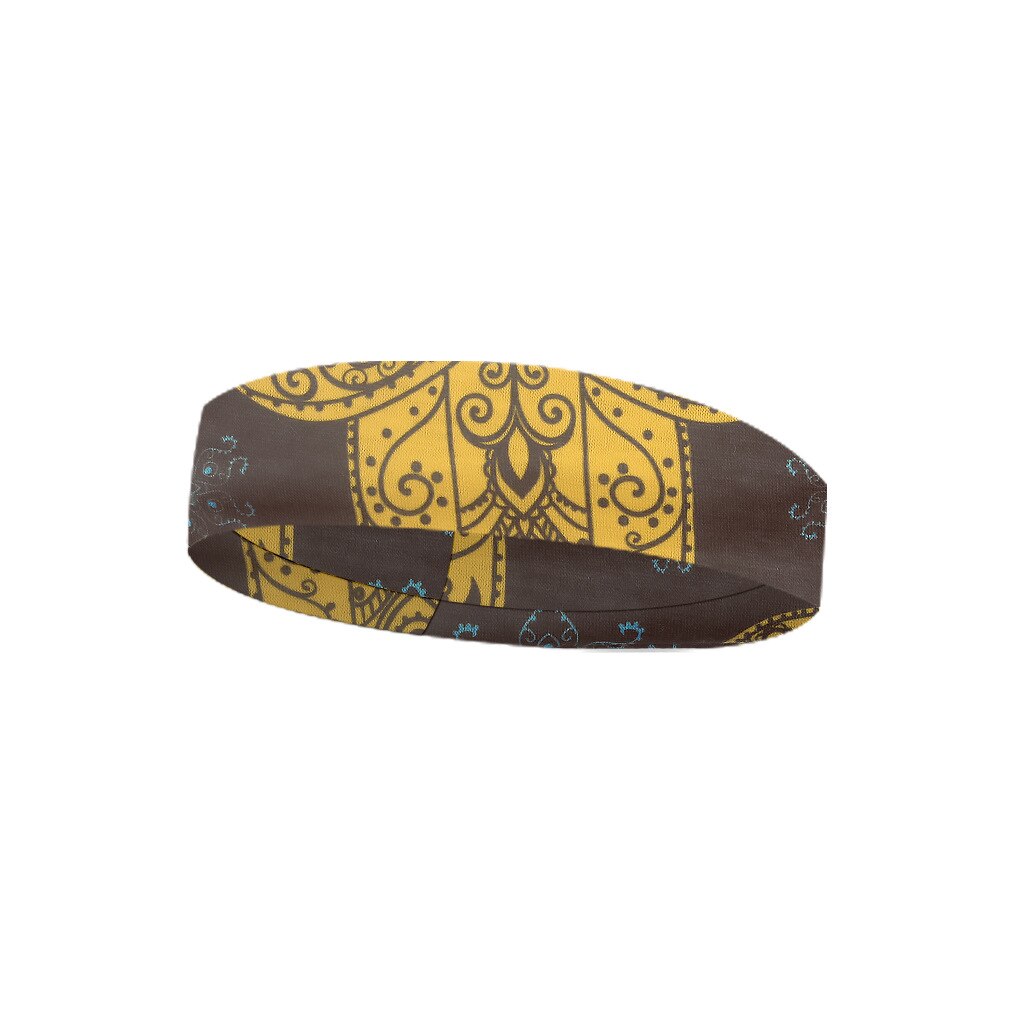 1 unidad de mascarillas Unisex de Color puro, banda antisudor para Yoga con dos botones para relajar las orejas, banda para el sudor, accesorio deportivo