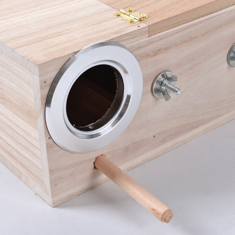 10Pcs Birds Perch Holder Parrot House Screw and Nuts Food Feeder Parts Bird Cage Breeding Box Accessories