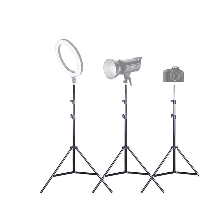 Trípode de fotografía de 160cm, soporte de luz para relfectores de estudio fotográfico, Softboxe Lame fondos, Kits de estudio de iluminación de Video
