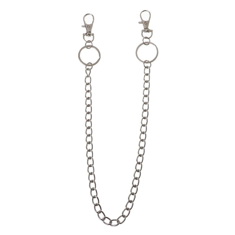 16 &quot; punk bälte plånbok kedja midja byxor kedja ficka kedja med nyckelring för byxor bälte jeans plånböcker nycklar smycken unisex: 7