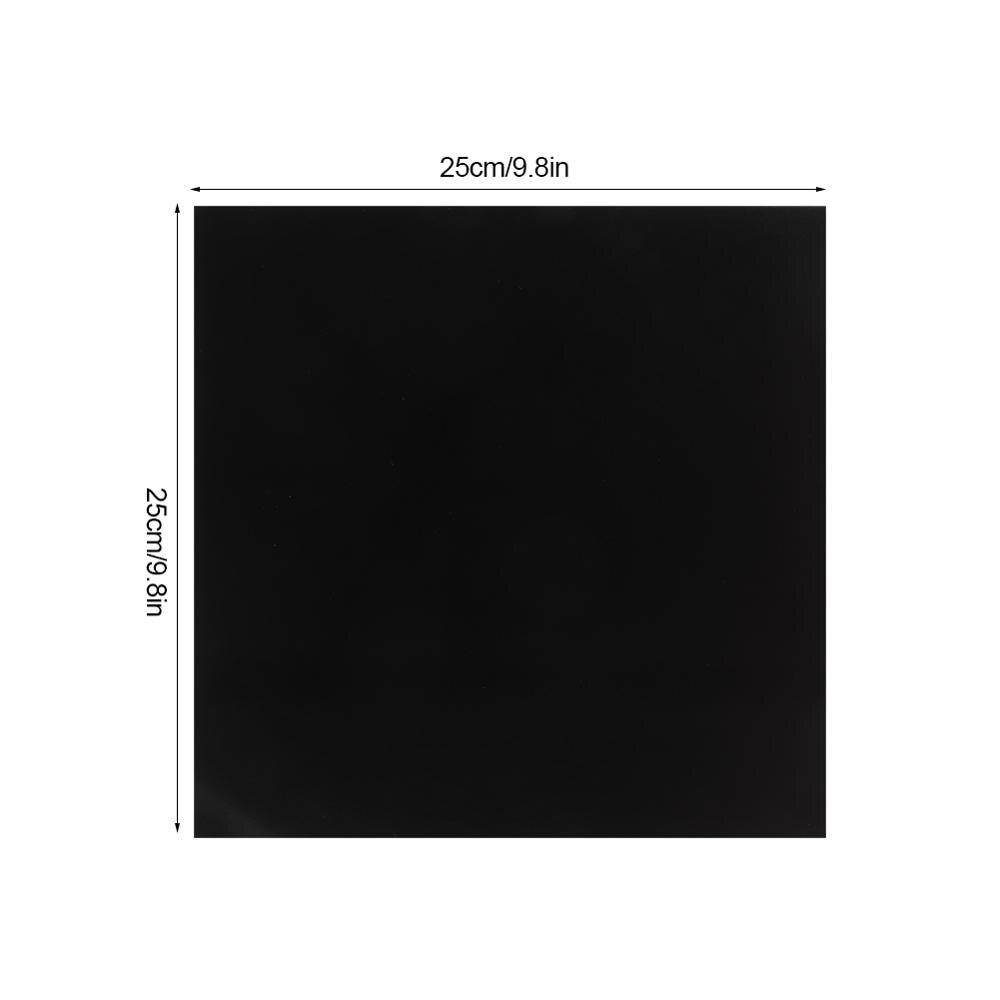 3 størrelser silikon induksjon komfyrbeskyttelsesmatte rund varmeisolert pute kjøkken beskyttende varmeisolering svart gryte matt: 25 x 25cm