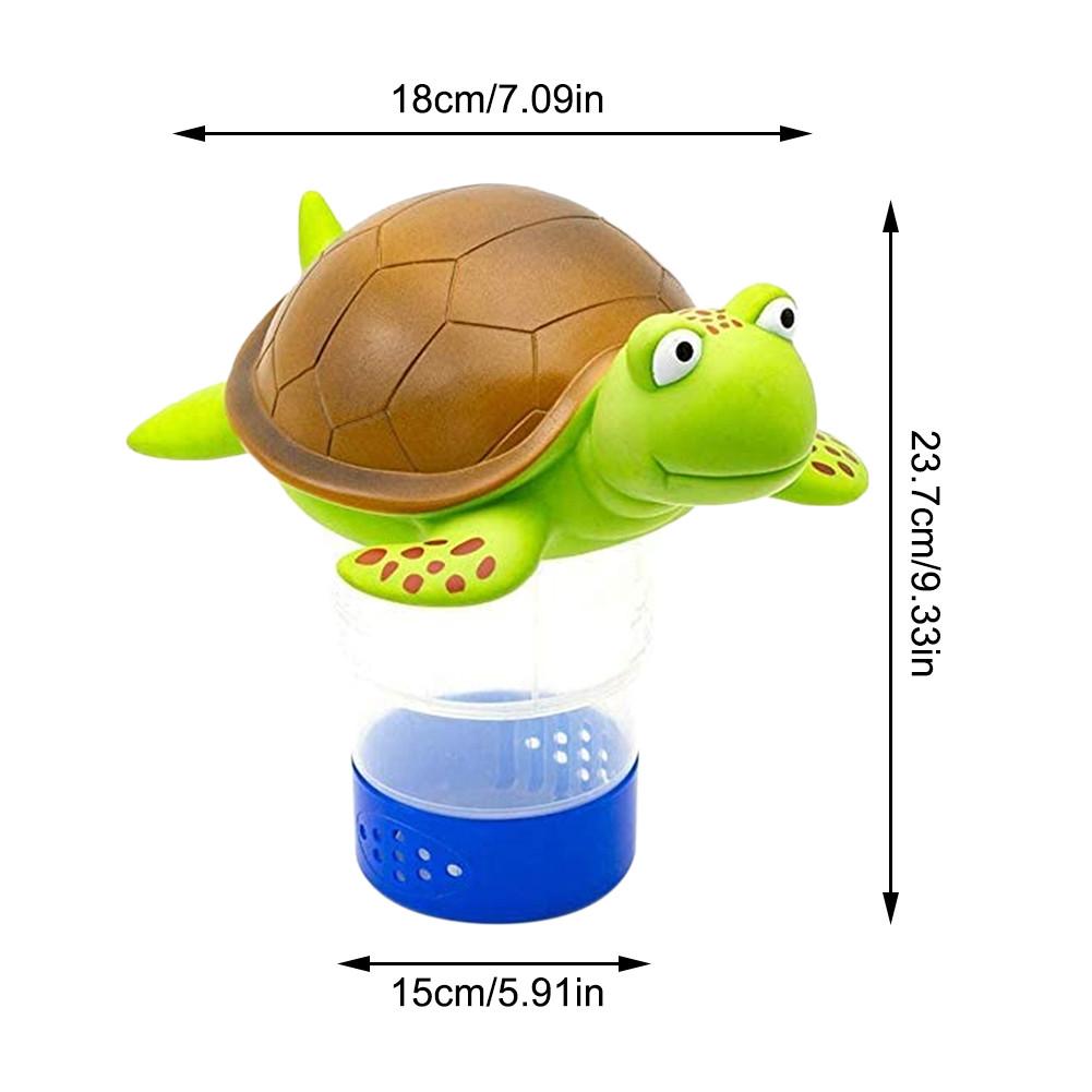 Pool Chlorine Floater Swimming Pool Chlorinator Animal Pool Chlorine Dispenser Suitable for 3inch Tablet