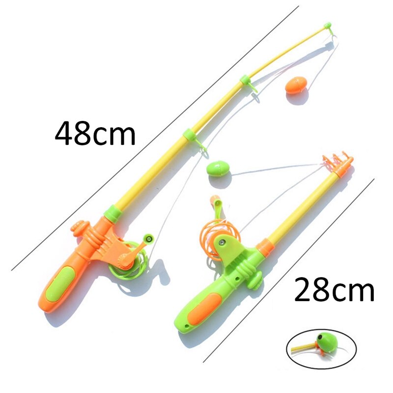 7Pcs Magnetische Vissen Speelgoed Voor Kinderen 6 Soorten Vis + 1 Hengel Set Groeiende Puzzel Fishing Game ouder-kind Speelgoed