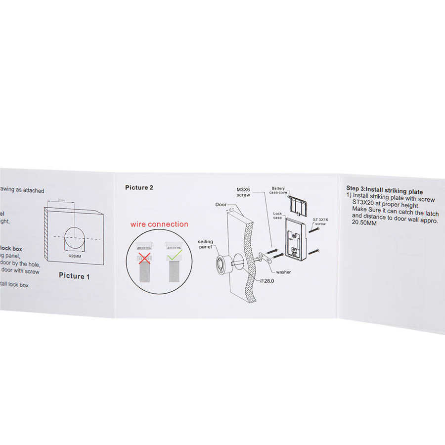 Full Automatic Semiconductor Fingerprint Cabinet Lock Biometric Fingerprint Lock