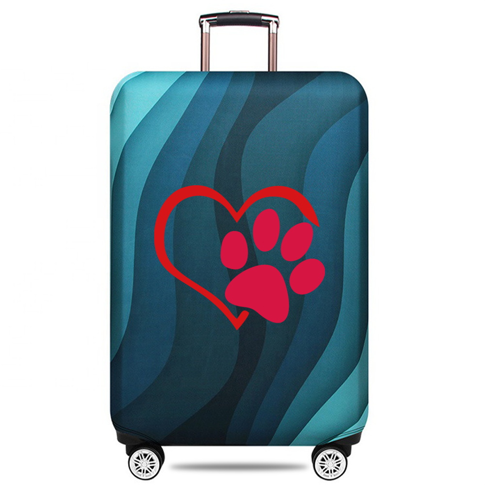 Luggage Cover Stretch Fabric Suitcase Protector Baggage Dust Case Cover Suitable for18-32 Inch Suitcase Case Travel Organizer: XL / Gold