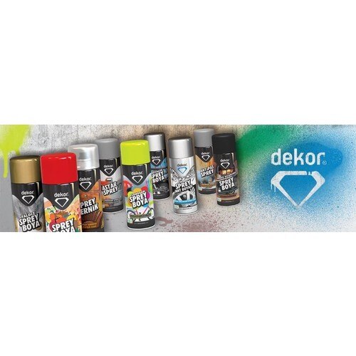 Dekor spray spray maling 400ml d. amç. fluorescerende rød 674