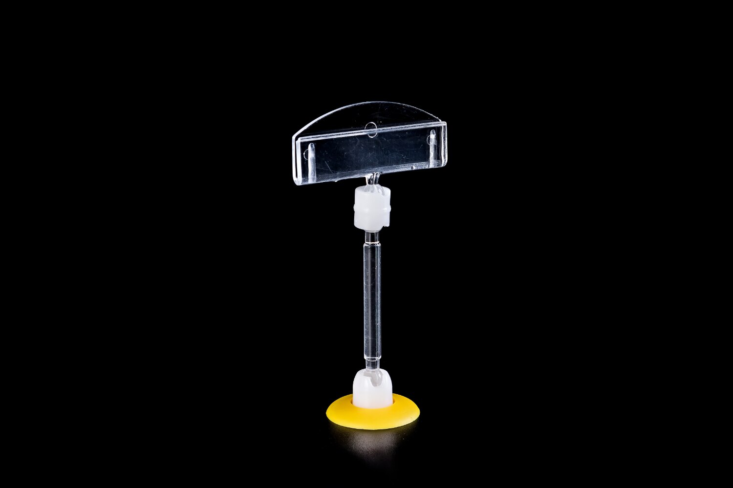 Mini Sticky Sign Holder Snap Rotating Pop Sign Clip Holder Adhesive Base: J8