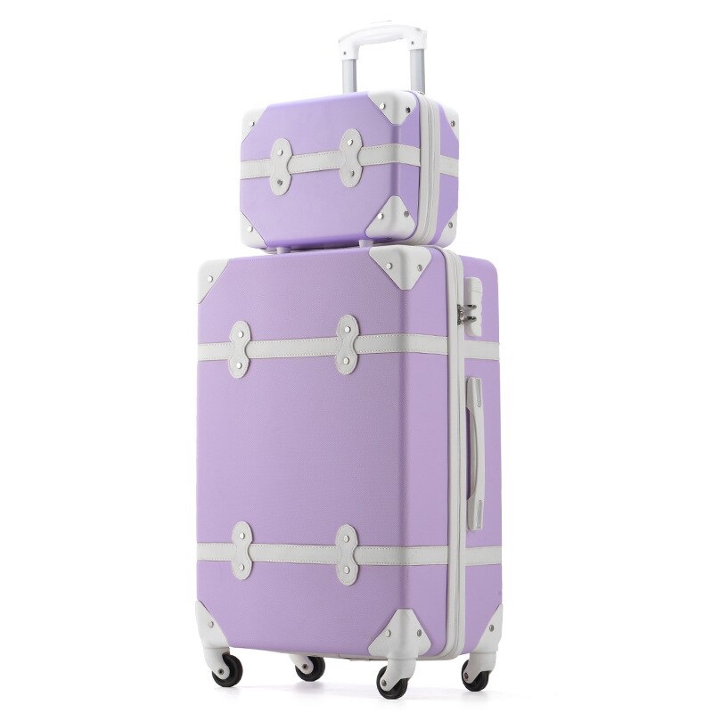 trend luggage student retro trolley case universal wheel suitcase network explosion luggage travel luggage