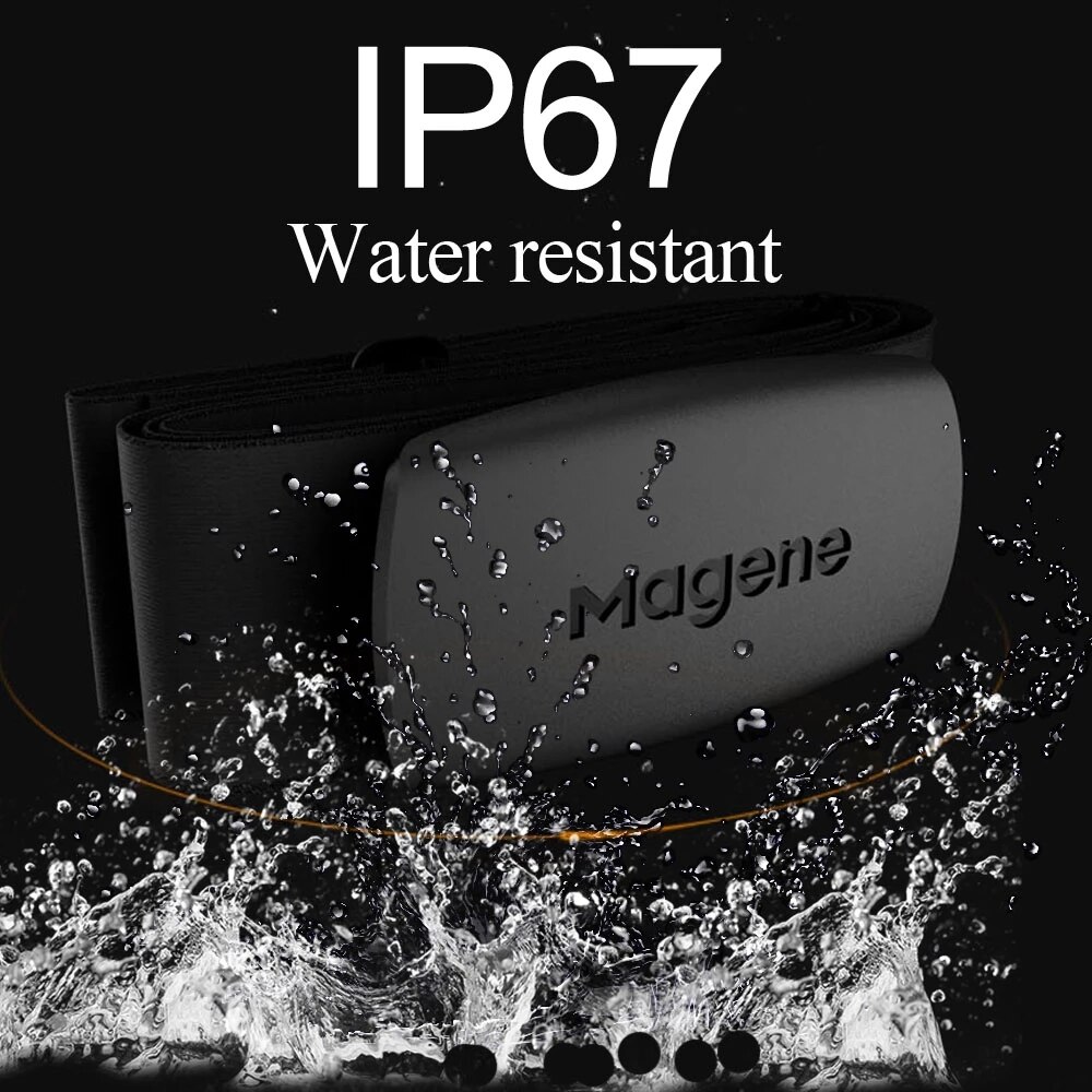 H64 Heart Rate Sensor Dual Mode ANT+ &amp; Bluetooth With Chest Strap Cycling Computer Bike Garmin Wahoo Sports Monitor