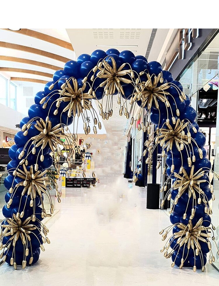 Ballons de couleur en métal 100 pièces | Bande de couleur, Ballon diy avec lettres de dessin animé, décoration de maison, fête d'anniversaire pour enfants, mariage, noël
