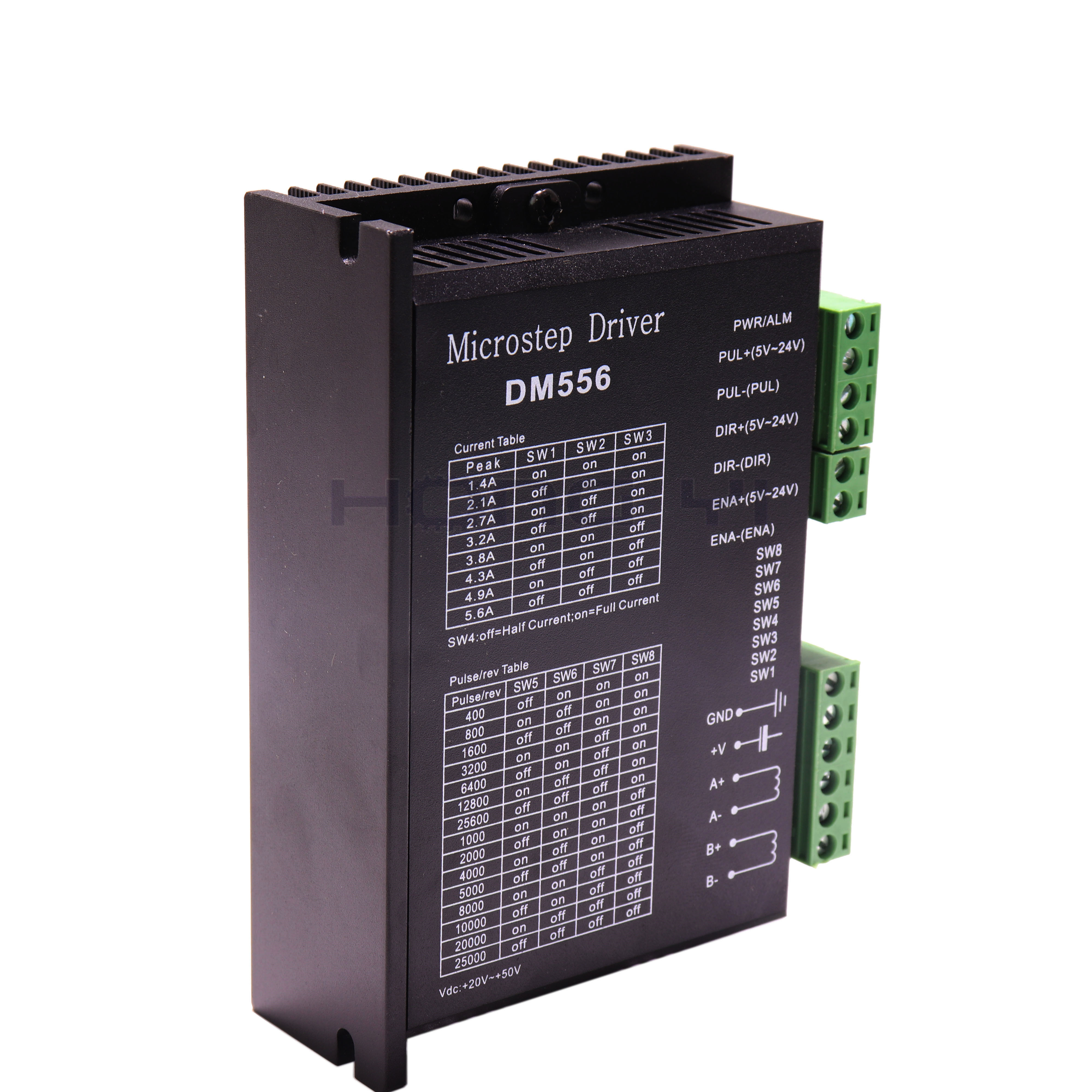 3Pcs DM556 Driver Stappenmotor 2 Fase 5.6A Voor 57 86 Stappenmotor Controllerdigital NEMA17 NEMA23 NEMA34Stepper Motor