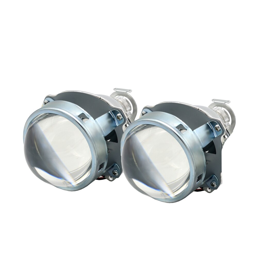 Car Bi xenon Projector Lens 3.0 Inch Full Metal Holder Shrouds Mask Use H1 Bulbs For H4 H7 Car Motorcycle Headlight Hid Retrofit: ONLY LENS