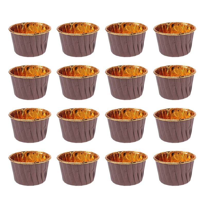 100 Stuks Wegwerp Gekruld Cake Cups Hittebestendig Muffin Cup Cupcake Wrappers Feestartikelen Voor Verjaardag Bruiloft: As Shown