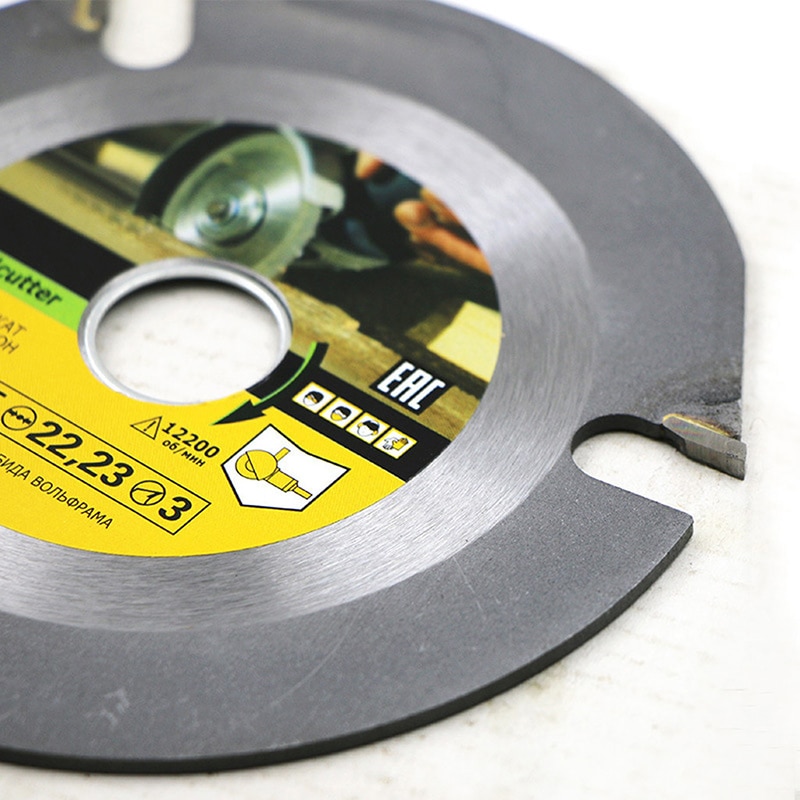 Hoja de sierra Circular de 125mm y 6T, amoladora multiherramienta, disco de sierra, disco de corte de madera de carburo, cuchillas de tallado para amoladoras angulares