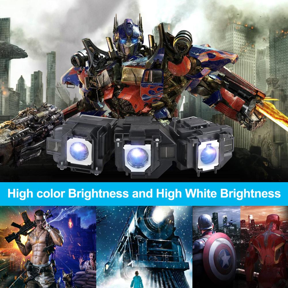 95% Brightness Replacement for ELPLP88 V13H010L88 for EPSON Powerlite S27 EB-S04 EB-945H EB-955WH EB-965H EB-98H EB-S31Projector