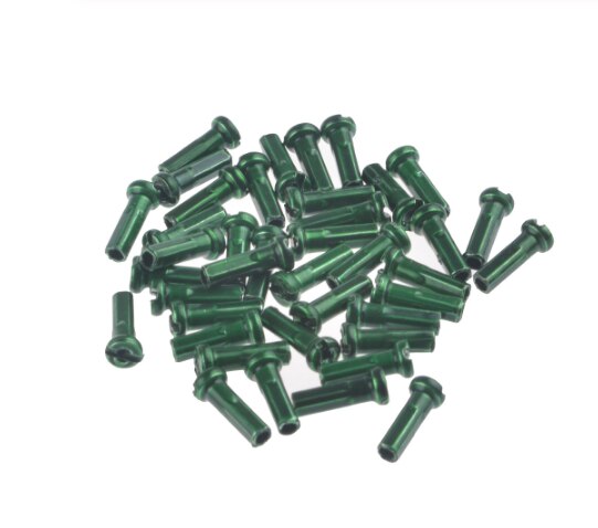 36 Pcs Ronde Hoofd Gekleurde Geanodiseerd Staal MTB BMX Racefiets Mountainbike Fiets Wheel Spoke Tepels 2.0MM 14MM 14G Wiel Accessoires: 36pcs green