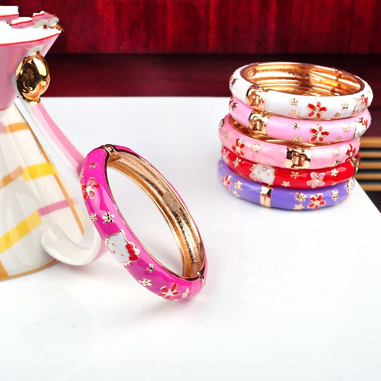 Bracelet cloisonné 10 pièces Bracelet enfant bande dessinée Bracelet glacé