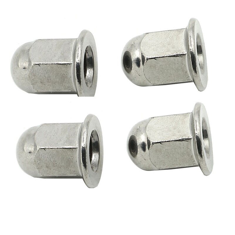 4 kpl  m6 m8 m10 acorn mutteri ruuvi- hex kuvun metrinen 6mm x kierteen nousu 1.0 yamaha adt 100 dt125 dt175 dt360 dt400