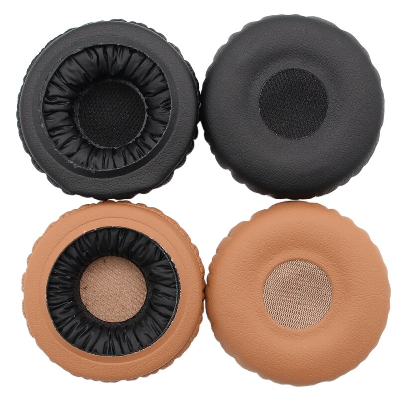 Almohadillas para oídos de cuero, cojín que cubre orejas para AKG Y40 Y45BT Y45