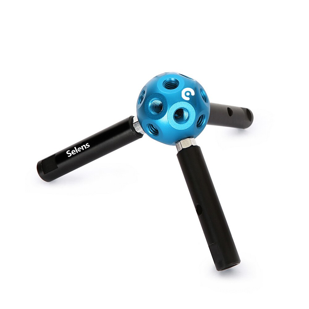 Selens Photography Equipment Multifunctional DIY Magic Ball 3/8 Hole for Studio Tripod Light Stand bracket connect stick: Three Stick