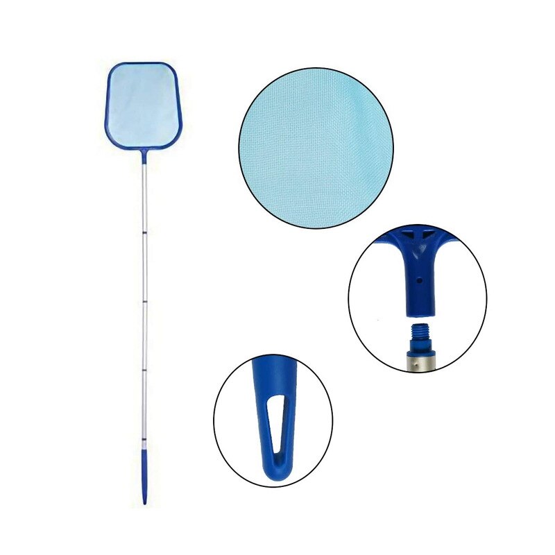 Pool Skimmer Pool Net With 5 Sections Pole Pool Skimmer Net For Above Ground &amp; Inground Swimming Pools