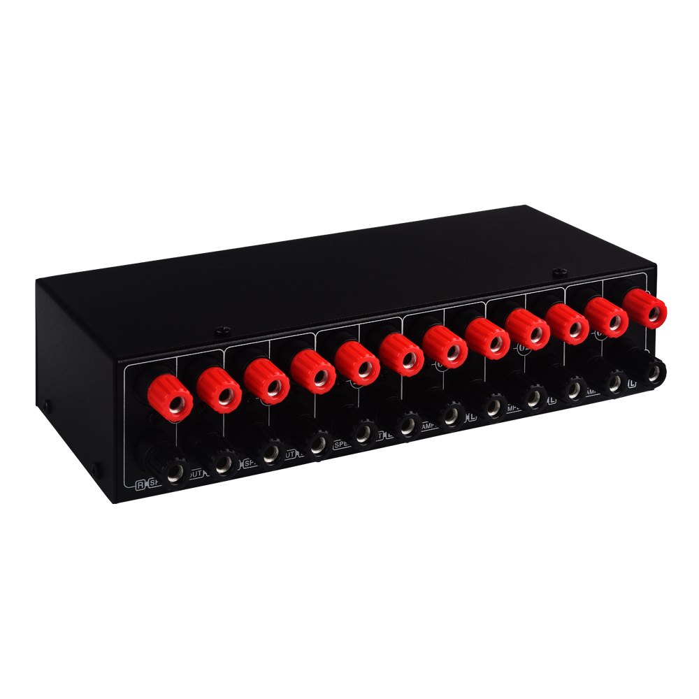 AMPLIFICADOR DE POTENCIA pasivo 3 en 3, conmutador de selección de altavoz, distribuidor de conmutación de audio, comparable sin pérdida