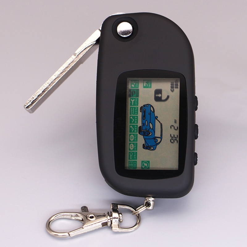 A9 Afstandsbediening Ongesneden Blade Fob Case Voor Starline A9 Fob Alarm Switchblade Key Lcd Afstandsbediening Twee Weg Auto Alarm systeem
