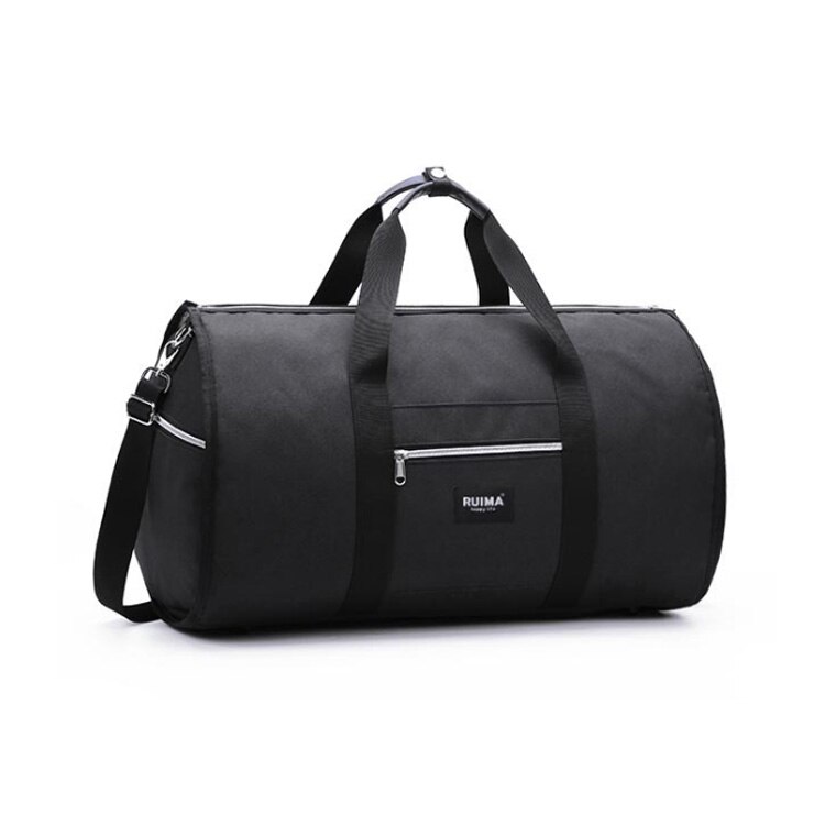 Scione – sac à main multifonction pour hommes, valise de voyage, imperméable, grand sac à bandoulière: Black