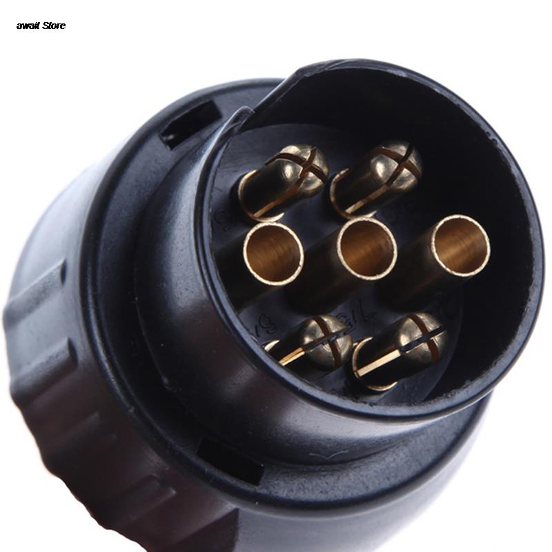 12V Plastic Trailer Adapter Connector 7 Pin Naar 13 Pin Caravan Elektrische Converter Adapter Trekhaak Trekhaak Socket