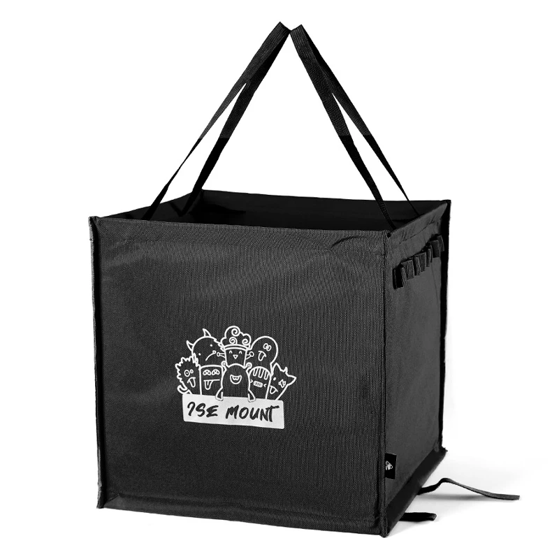 Tragbare draussen-Mülleimer, multifunktionale Camping-Aufbewahrungsbox, faltbar, leicht, Segeltuch-Tasche, Picknick-Müll-Aufbewahrung