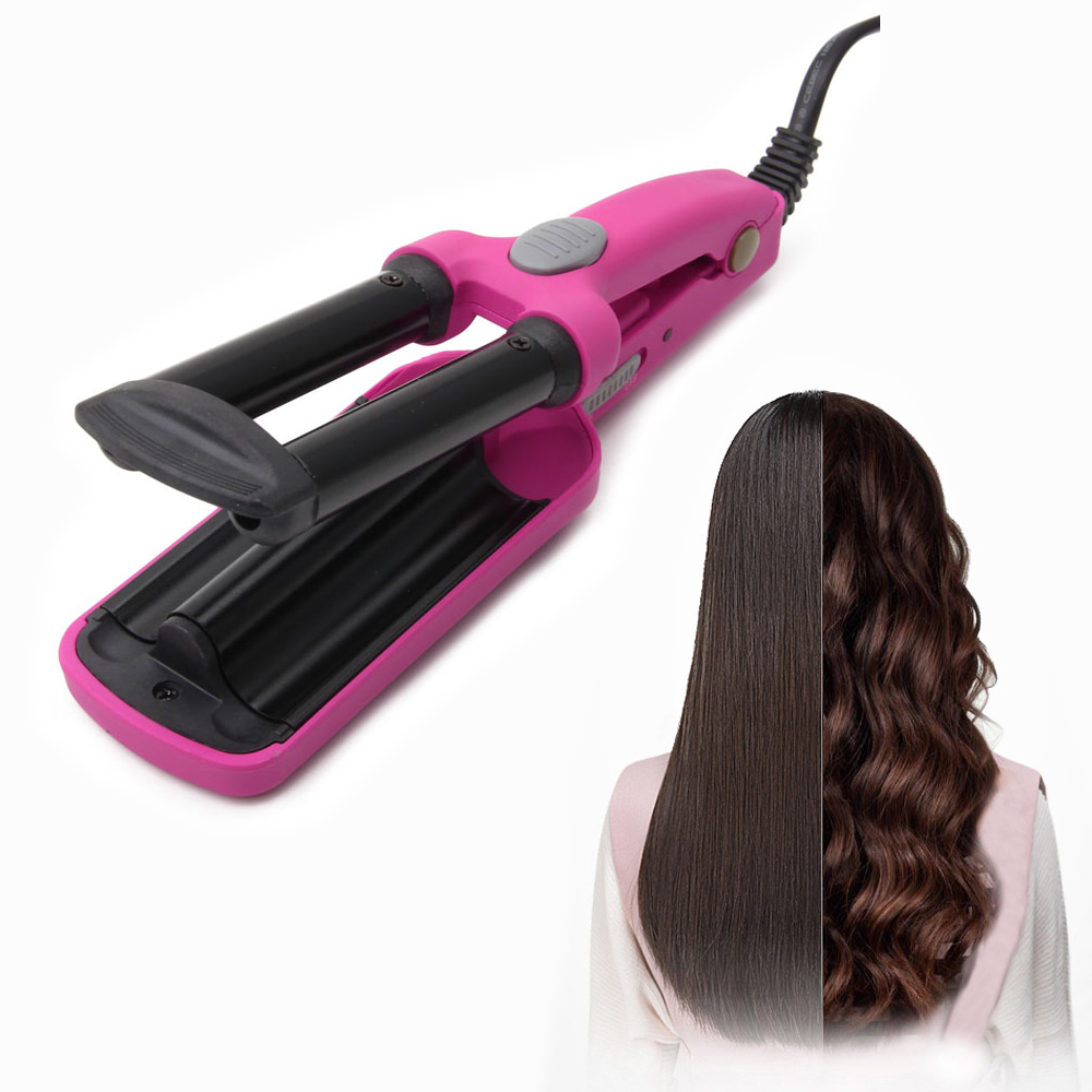 Mini Triple Barrel Hair Curler Ceramic Crimper Hair Curling Iron Salon Wave Roller Hair Styling Tools Curling Wand