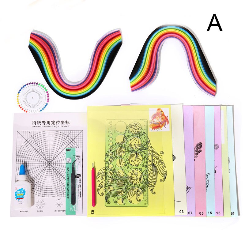 Scrapbooking Quilling Paper Art Kit Crimping Paper Tool Set Starter Quilling Tools Crimper Towers DIY Scrapbooking Tool: a