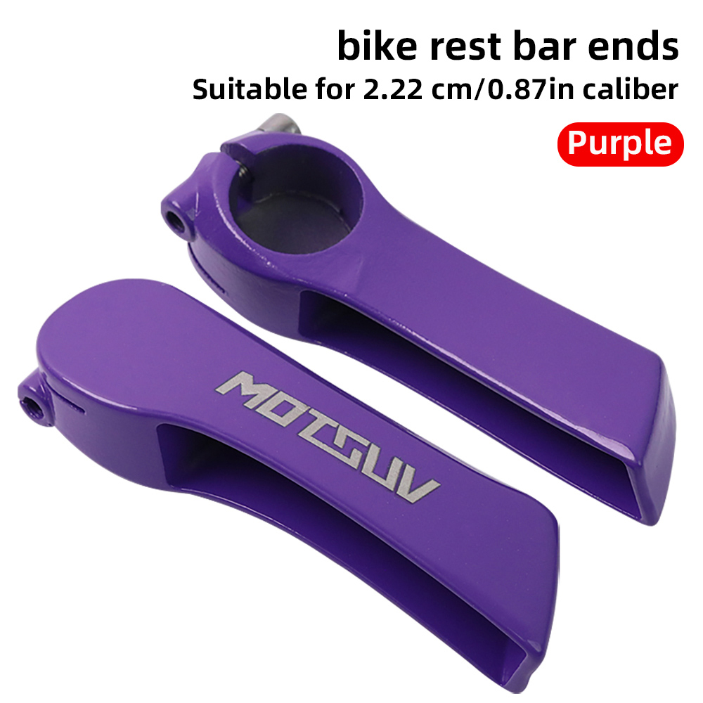 MOTSUV Bike Grip Bar End Griff Hilfs Reiten Horn Rest Lenker Fahrrad Griffe Multi Winkel Einstellung Fahrrad Zubehör: Rot