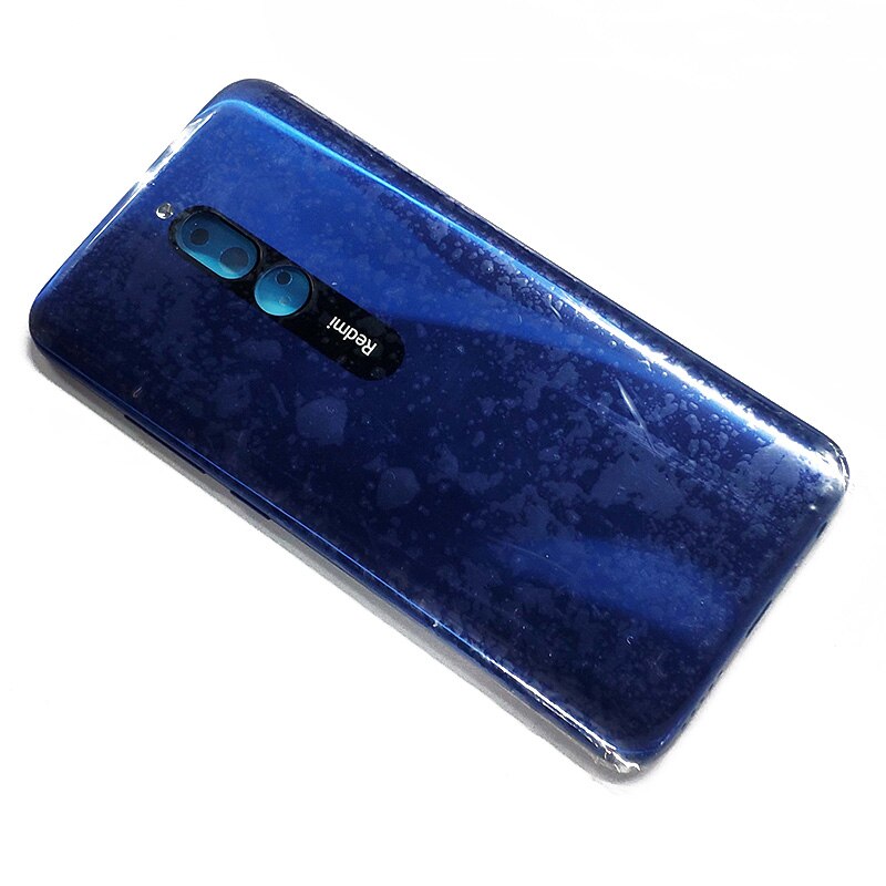 Originele Terug Batterij Cover Voor Xiaomi Redmi 8 Terug Behuizing Cover Case Met Adhensive Vervangende Onderdelen: Blue