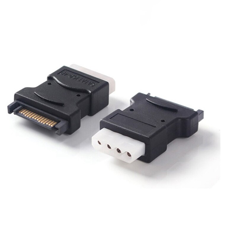 Sata Adapter Sata Male to Female Connector Sata 15P Male to Molex 4P Female Adapter Converter 4Pin Molex Ide