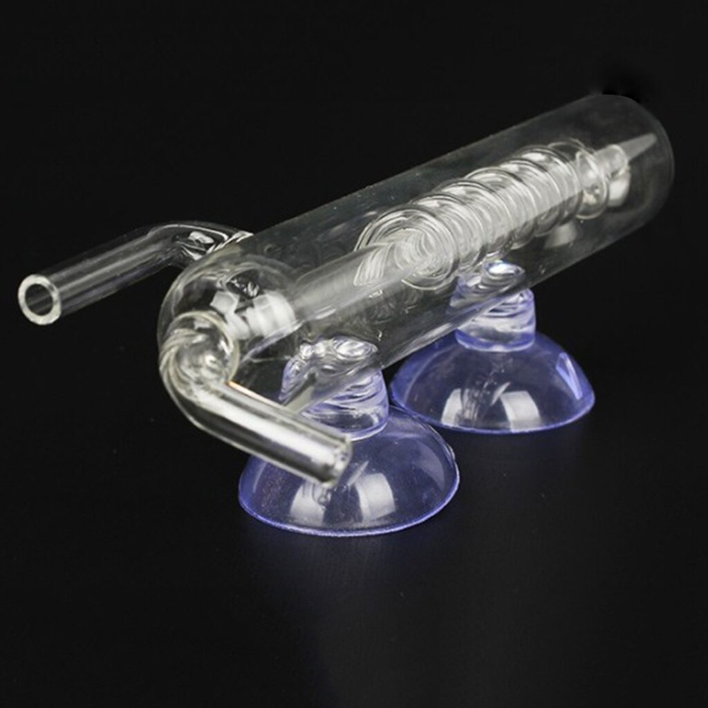 Bubble Counter, 2 Types Single/Double Head Aquarium Water Plant CO2 Non-return Bubble Counter Fish Tank Tool(double heads