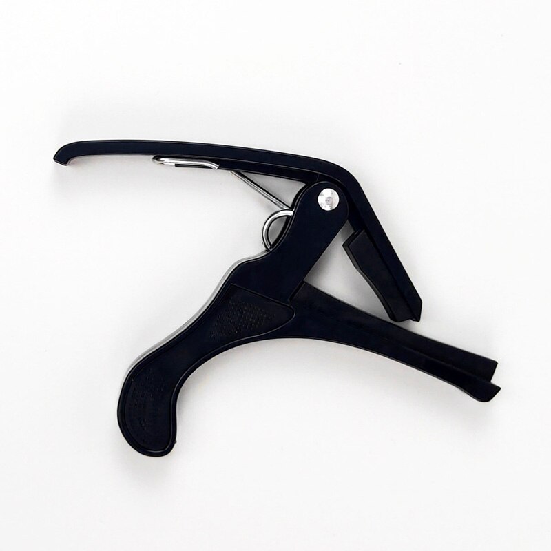 Gitarr capo instrument banjo ukulele tillbehör: Svart 1 st