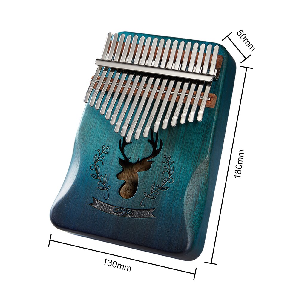 Mbira Musical Instrument Afrika Finger Klavier 17 Schlüssel Akazie Kalimba Daumen Finger Klavier Hirsch Schlagzeug Musical Instrument