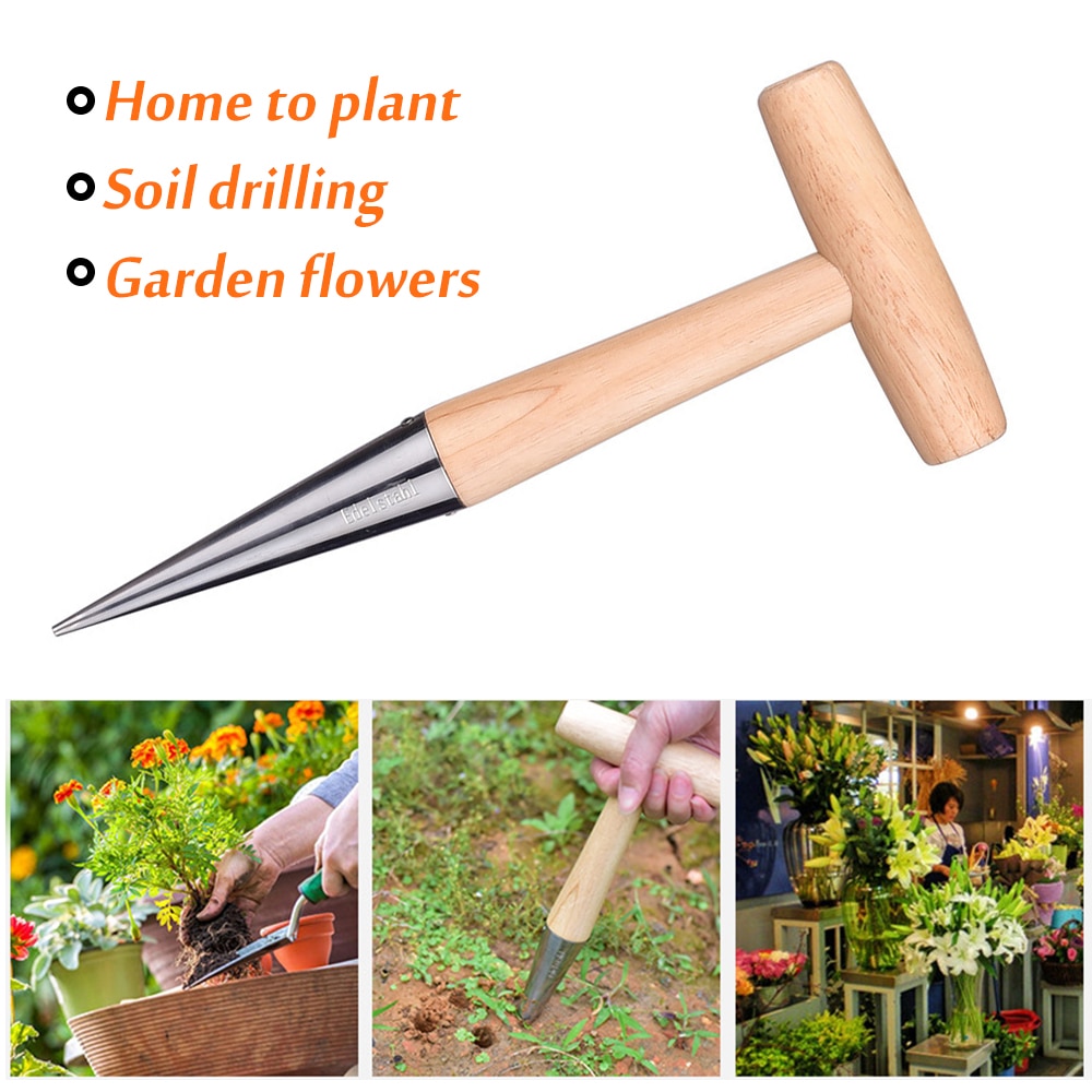 Manuel jardinage trou pelle fertilisation semoir perforateur jardin cultivateur coupe semis jardin légumes outils de plantation