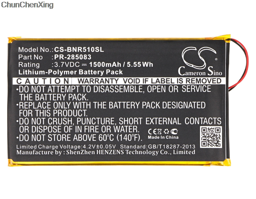 Cameron Sino Batterij Voor Barnes &amp; Noble BNRV510, Nook Glowlight Plus , Voor Kobo Glo Hd, aura, H2O, Voor Pocketbook 631 Touch Hd