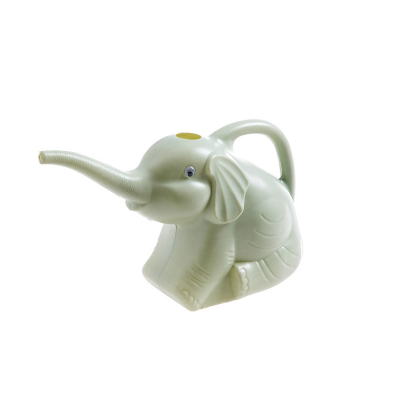 Al aire libre bebé elefante regadera larga hervidor de agua hogar jardín riego Gadget planta flor césped maceta Multicolor: green
