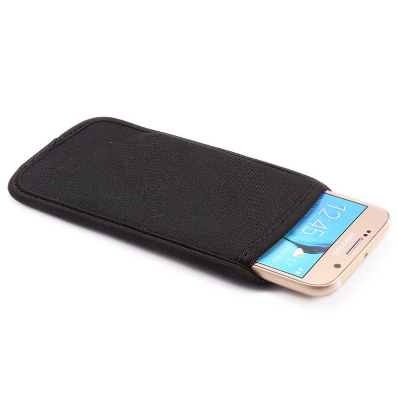 Sac de protection noir en néoprène pour Xiaomi Mi Max Mimax 2, sacoche de grande taille pour téléphone, housse de protection universelle pour Honor note 10, 6.4 pouces