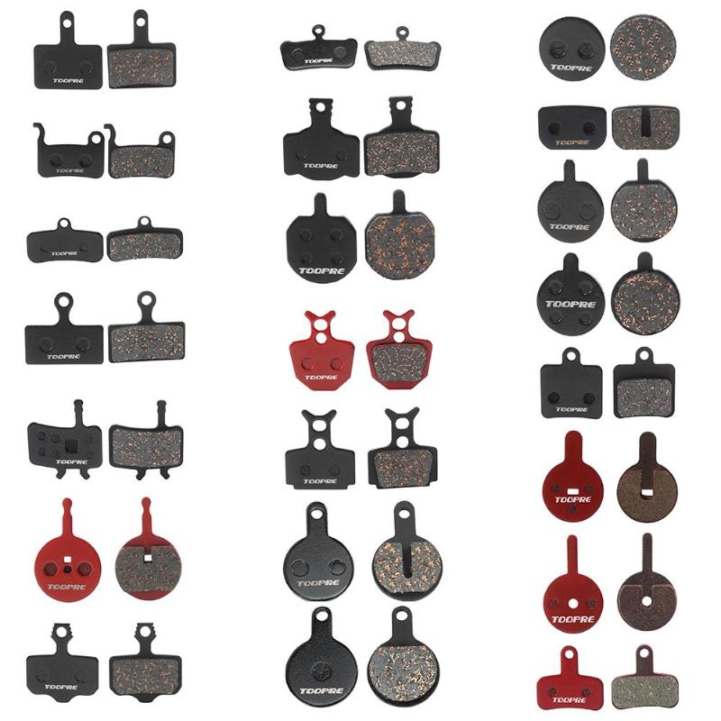 TOOPRE-pastillas de freno de disco para bicicleta de montaña, fibra de cobre semimetálica para Shimano M446 355 395 BB5 SRAM AVID HAYES Magura ZOON