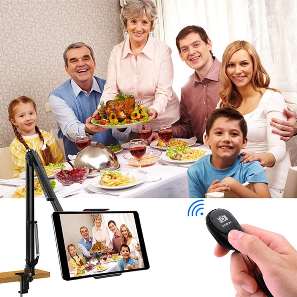 Camera Shutter Remote Control Bluetooth Wireless Selfie Button Clicker Support for Android IOS Smartphones
